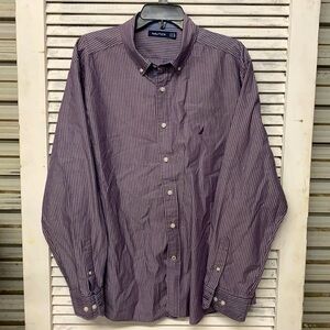 Nautica Men’s Button Down Dress Shirt XL